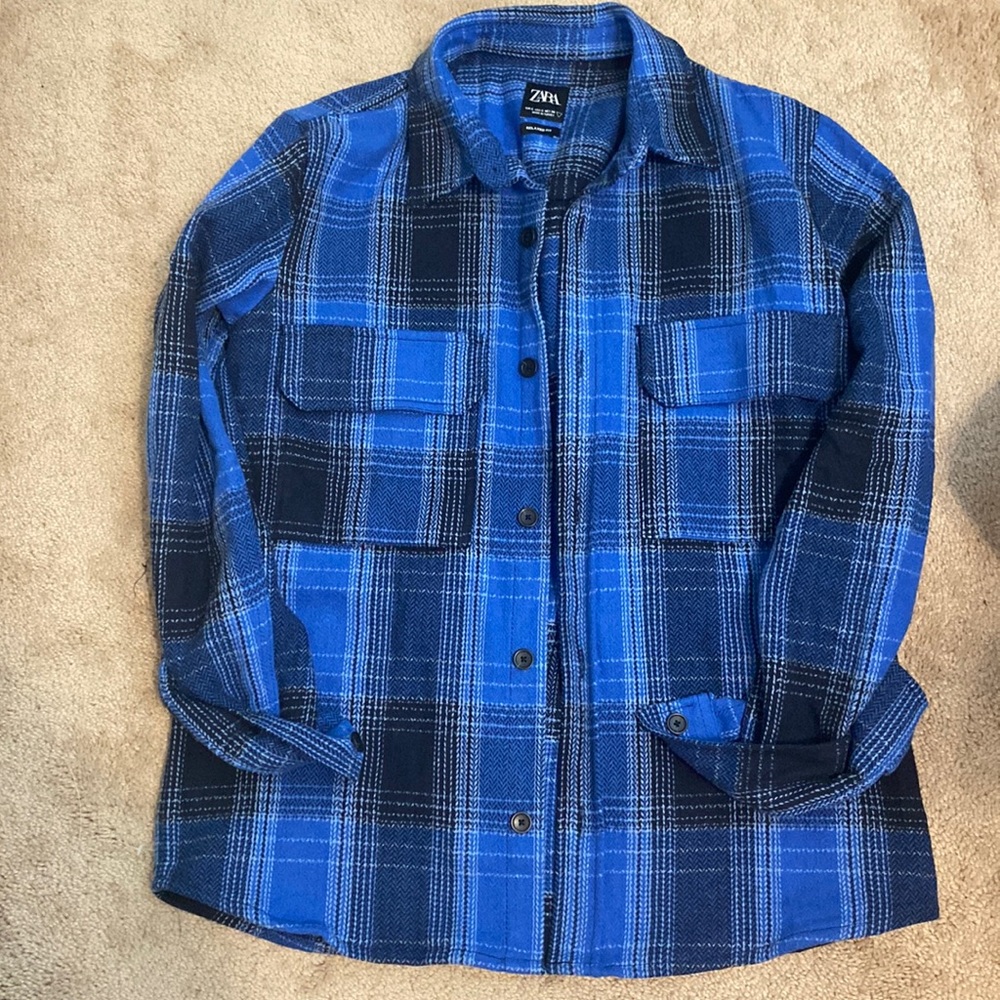 Zara Women’s Flannel Shirt size S